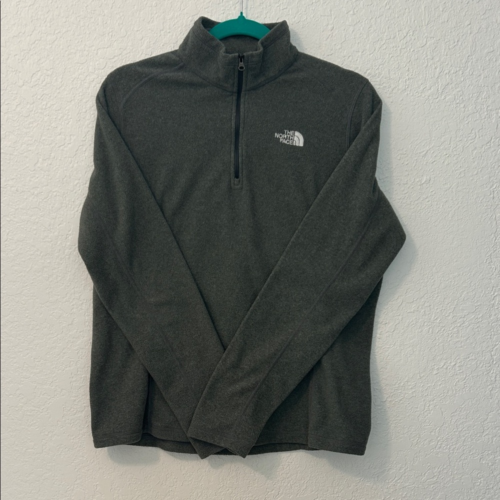 The North Face Women’s Gray Zip-Up fleece Large